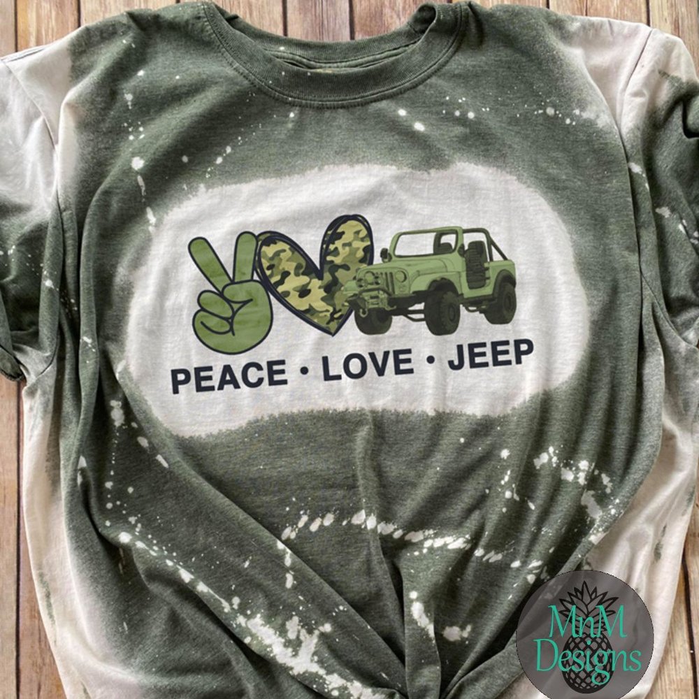Peace Love Jeep Graphic Tee